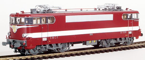 REE Modeles MB-082 - French Electric Locomotive Class BB 9288 of the SNCF Red Color LE CAPITOLE, Era IV - ANALOG DC